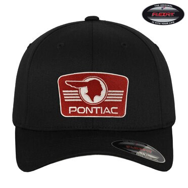 Läs mer om Pontiac Retro Logo Patch Flexfit Cap, Accessories