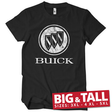 Läs mer om Buick Distressed Logo Big & Tall T-Shirt, T-Shirt