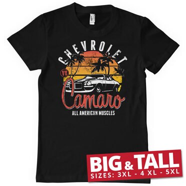 Läs mer om Chevrolet Camaro Sunset Big & Tall T-Shirt, T-Shirt