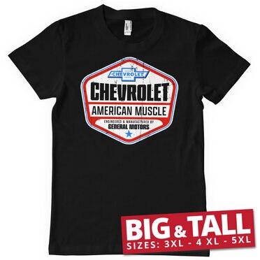 Läs mer om Chevrolet - American Muscle Big & Tall T-Shirt, T-Shirt