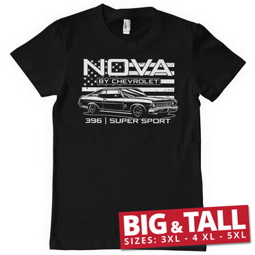 Läs mer om Chevrolet Nova 396 Super Sport Big & Tall T-Shirt, T-Shirt