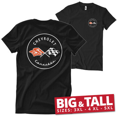 Läs mer om Corvette C1 Logo Big & Tall T-Shirt, T-Shirt