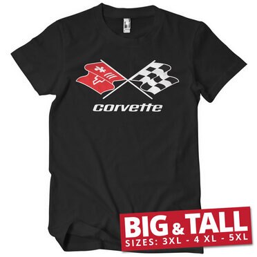 Läs mer om Corvette C3 Logo Big & Tall T-Shirt , T-Shirt