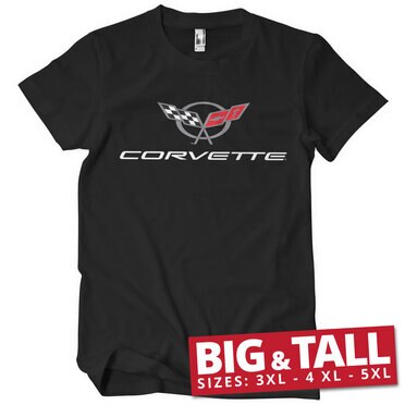 Läs mer om Corvette C5 Logo Big & Tall T-Shirt, T-Shirt