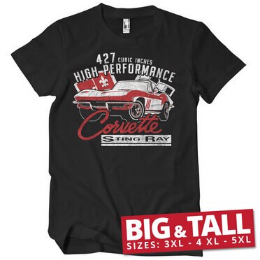 Läs mer om Corvette High Performance Big & Tall T-Shirt , T-Shirt
