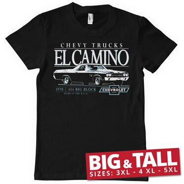 Läs mer om Chevy El Camino Big Block Big & Tall T-Shirt, T-Shirt