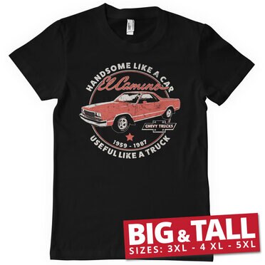 Läs mer om El Camino - Handsome Like A Car Big & Tall T-Shirt, T-Shirt
