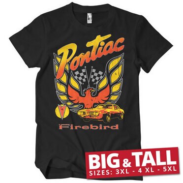 Läs mer om Pontiac Firebird Retro Big & Tall T-Shirt, T-Shirt