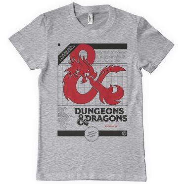 Läs mer om Dungeons & Dragons - 3 Volume Set T-Shirt, T-Shirt