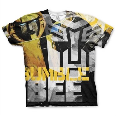 Bumble Bee Allover T-Shirt, Modern Fit Polyester Tee