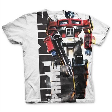 Optimus Prime Allover T-Shirt, Modern Fit Polyester Tee