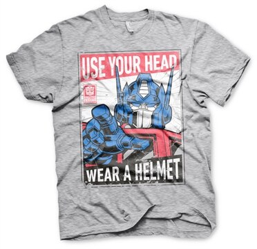 Transformers - Wear A Helmet T-Shirt, Basic Tee