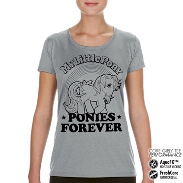 My Little Pony - Ponies Forever Performance Girly Tee, CORE PERFORMANCE GIRLY TEE