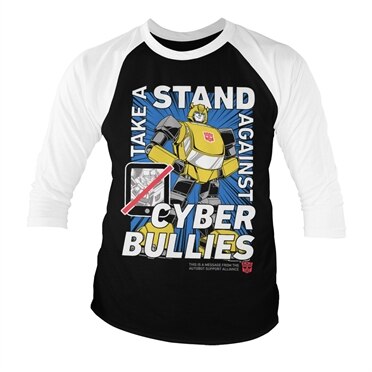Transformers - Stand Against Bullies Baseball 3/4 Sleeve Tee, Baseball 3/4 Sleeve Tee