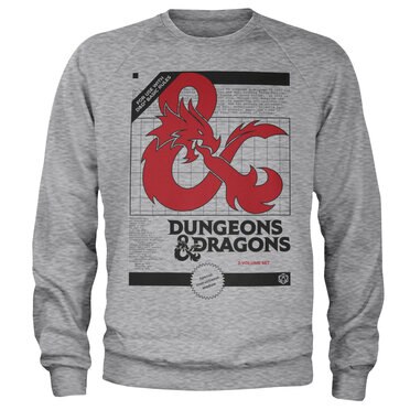 Läs mer om Dungeons & Dragons - 3 Volume Set Sweatshirt, Sweatshirt