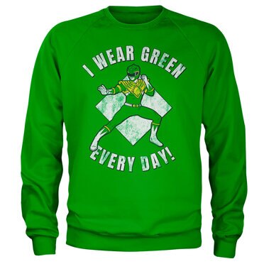 Läs mer om I Wear Green Every Day Sweatshirt, Sweatshirt