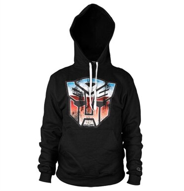 Distressed Autobot Shield Hoodie, Hooded Pullover
