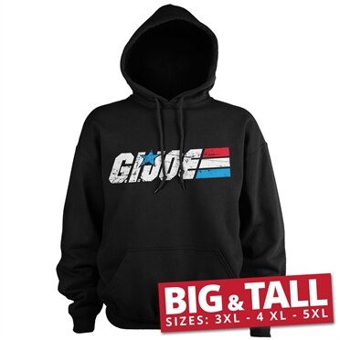 G.I. Joe Distressed Logo Big & Tall Hoodie, Big & Tall Hooded Pullover
