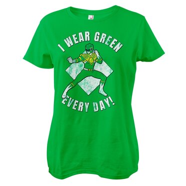 Läs mer om I Wear Green Every Day Girly Tee, T-Shirt