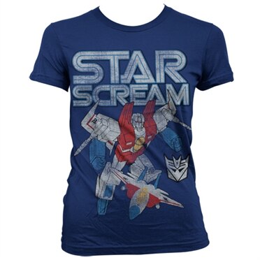 Starscream Distressed Girly T-Shirt, Girly Tee