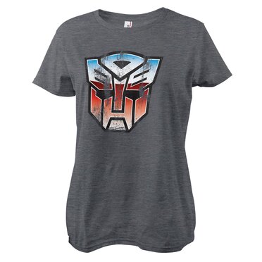 Läs mer om Distressed Autobot Shield Girly Tee, T-Shirt