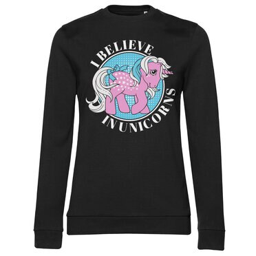 Läs mer om I Believe In Unicorns Girly Sweatshirt, Sweatshirt