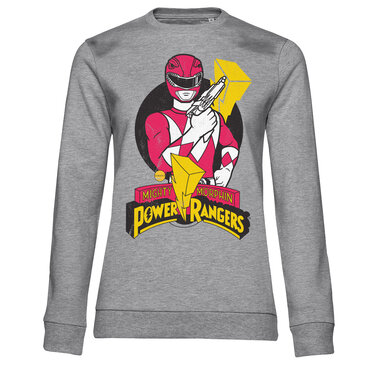 Läs mer om Power Rangers - Red Ranger Pose Girly Sweatshirt, Sweatshirt