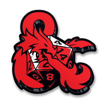 Läs mer om Dungeons & Dragons Icon Sticker, Accessories