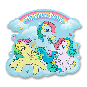 Läs mer om My Little Pony Group Sticker, Accessories