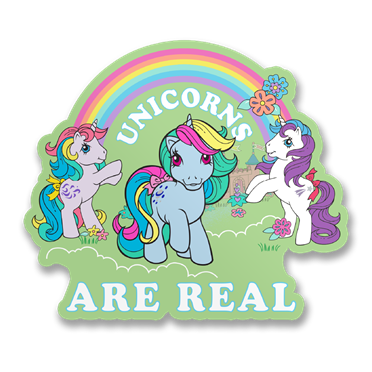 Läs mer om Unicorns Are Real Sticker, Accessories
