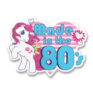 Läs mer om Made In The 80s Sticker, Accessories