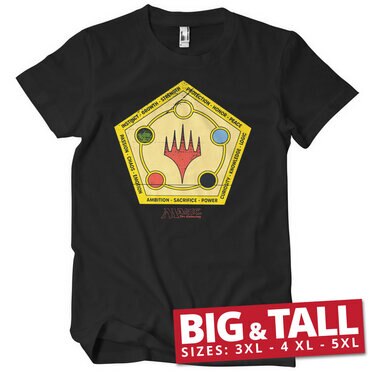 Läs mer om Magic The Gathering Symbols Big & Tall T-Shirt, T-Shirt