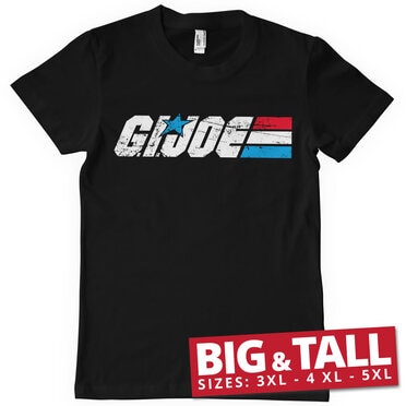 Läs mer om G.I. Joe Washed Logo Big & Tall T-Shirt, T-Shirt