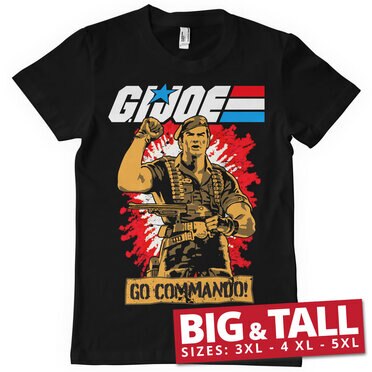 Läs mer om G.I. Joe - Go Commando Big & Tall T-Shirt, T-Shirt