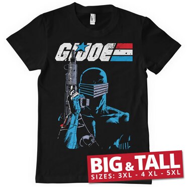 Läs mer om G.I. Joe - Snake Eyes Close Up Big & Tall T-Shirt, T-Shirt