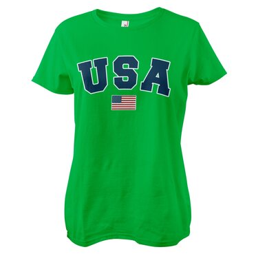 Läs mer om USA Varsity Girly Tee, T-Shirt