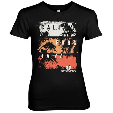 D&D California Palms Girly Tee, T-Shirt