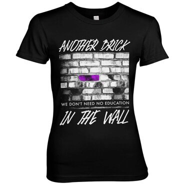 Another Brick In The Wall Girly Tee, T-Shirt