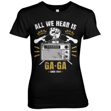 Läs mer om Radio Ga Ga Girly Tee, T-Shirt