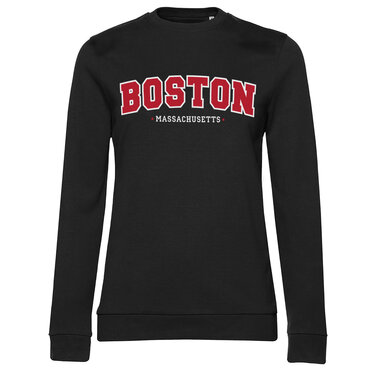 Läs mer om Boston - Massachusetts Girly Sweatshirt, Sweatshirt