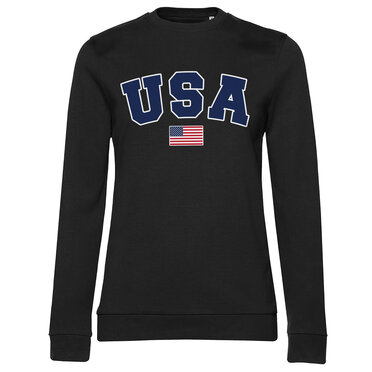 Läs mer om USA Varsity Girly Sweatshirt, Sweatshirt