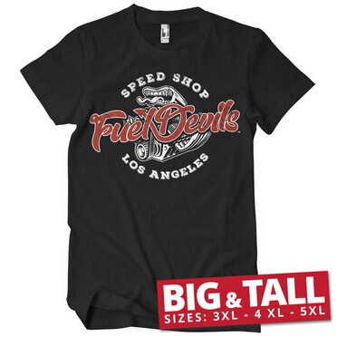 Läs mer om Fuel Devils Speed Shop Big & Tall T-Shirt, T-Shirt