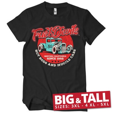 Läs mer om Fuel Devils - Serving California Big & Tall T-Shirt, T-Shirt
