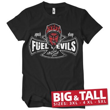 Läs mer om Smiling Devil Speed Shop Big & Tall T-Shirt, T-Shirt