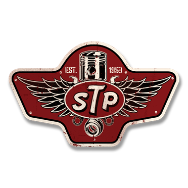 Läs mer om STP Piston Emblem Sticker, Accessories