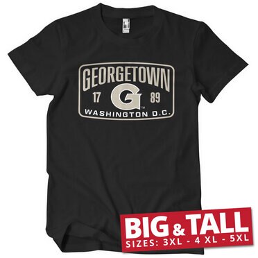 Läs mer om Georgetown Since 1789 Big & Tall T-Shirt, T-Shirt