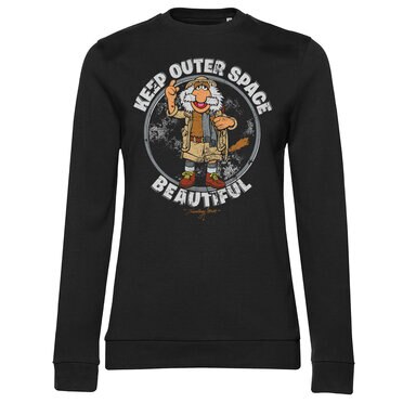 Läs mer om Traveling Matt - Make Outer Space Beautiful Girly Sweatshirt, Sweatshirt