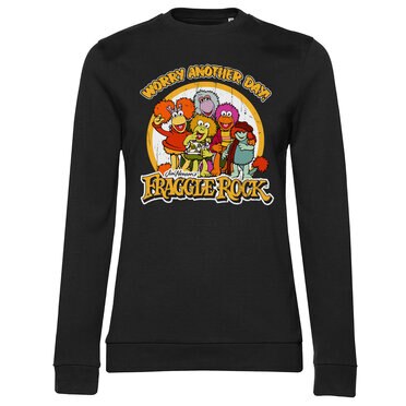 Läs mer om Fraggle Rock - Worry Another Day Girly Sweatshirt, Sweatshirt