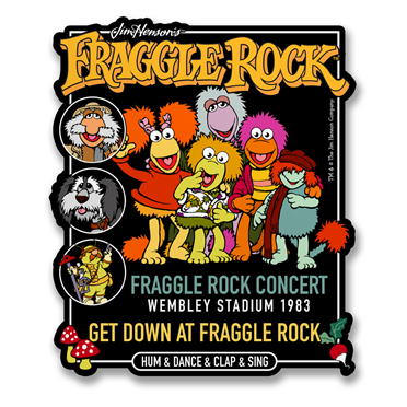 Läs mer om Fraggle Rock in Concert Sticker, Accessories