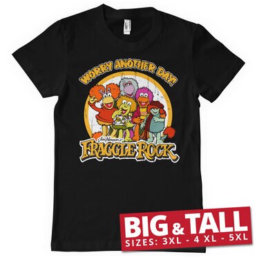 Läs mer om Fraggle Rock - Worry Another Day Big & Tall T-Shirt, T-Shirt